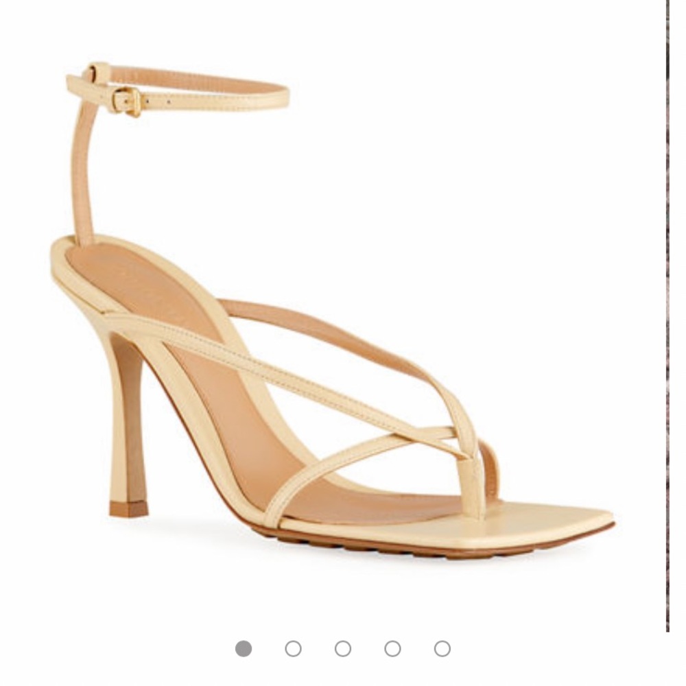 Bottega Veneta 90mm Square toe thong Sandals